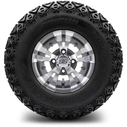MODZ® 10" Vampire Gunmetal Wheels & Off-Road Tires Combo