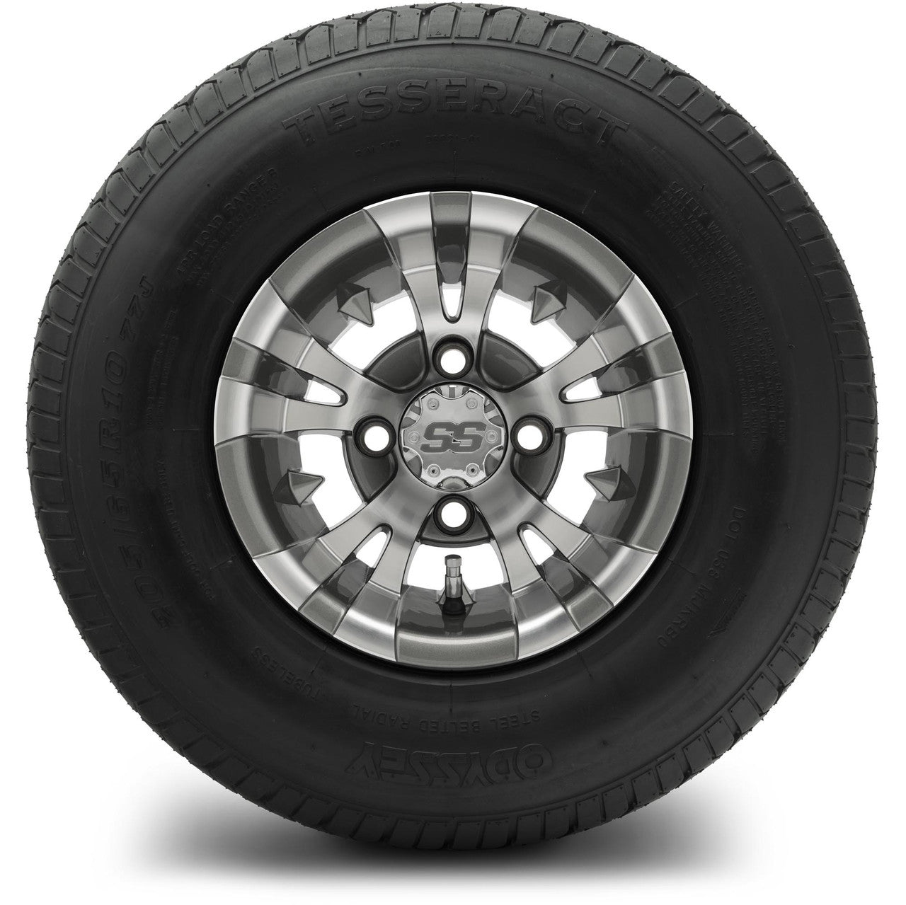 MODZ® 10" Vampire Gunmetal Wheels & Street Tires Combo