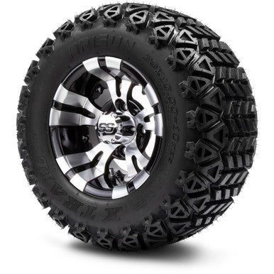 MODZ® 10" Vampire Machined Black Wheels & Off-Road Tires Combo