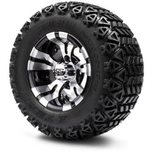 MODZ® 10" Vampire Machined Black Wheels & Off-Road Tires Combo
