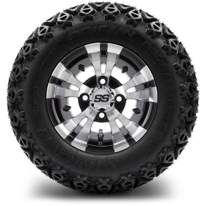 MODZ® 10" Vampire Machined Black Wheels & Off-Road Tires Combo