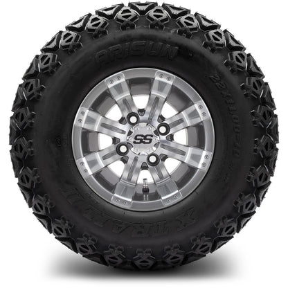 MODZ® 10" Tempest Gunmetal Wheels & Off-Road Tires Combo