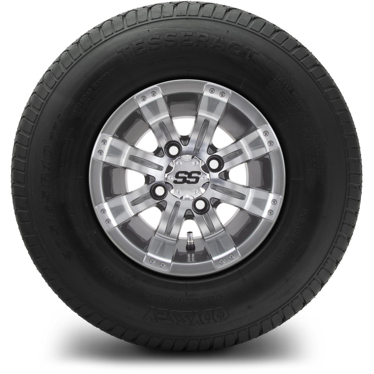 MODZ® 10" Tempest Gunmetal Wheels & Street Tires Combo