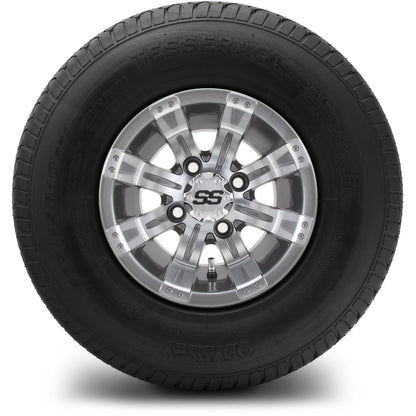 MODZ® 10" Tempest Gunmetal Wheels & Street Tires Combo