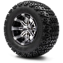 MODZ® 10" Tempest Machined Black Wheels & Off-Road Tires Combo