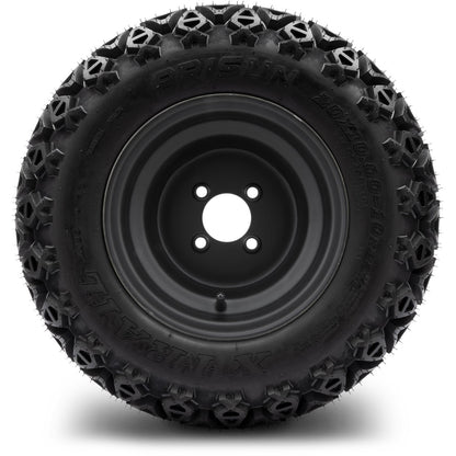 MODZ® 10" Steel Matte Black Wheels & Off-Road Tires Combo