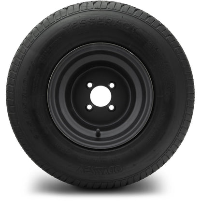 MODZ® 10" Steel Matte Black Wheels & Street Tires Combo