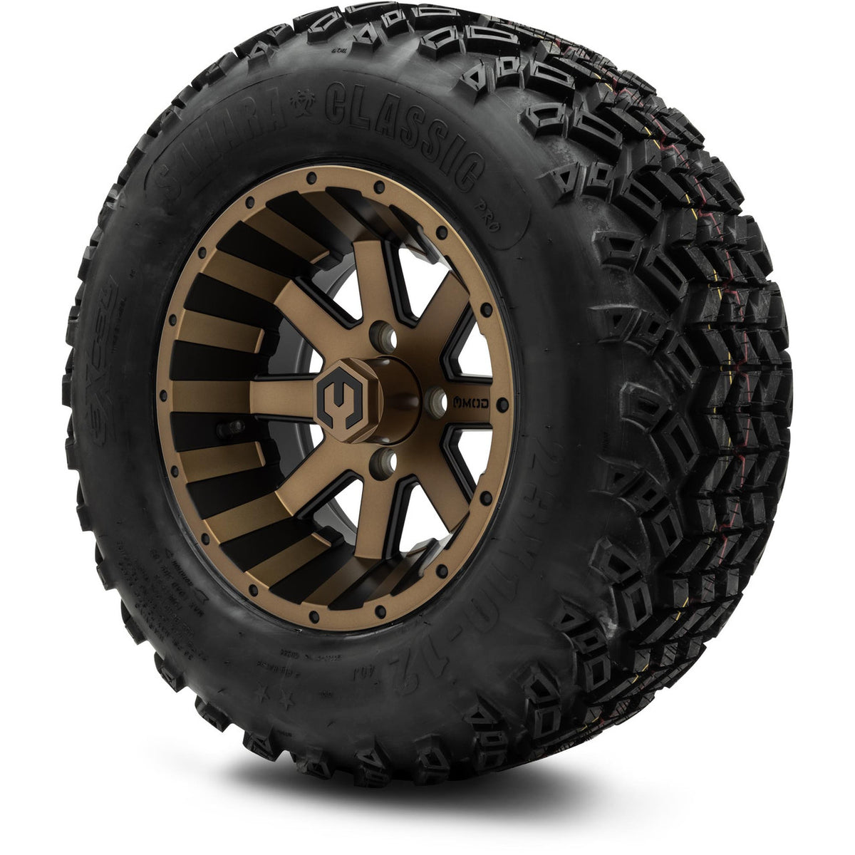 MODZ® 12" Assault Matte Bronze Wheels & Off-Road Tires Combo