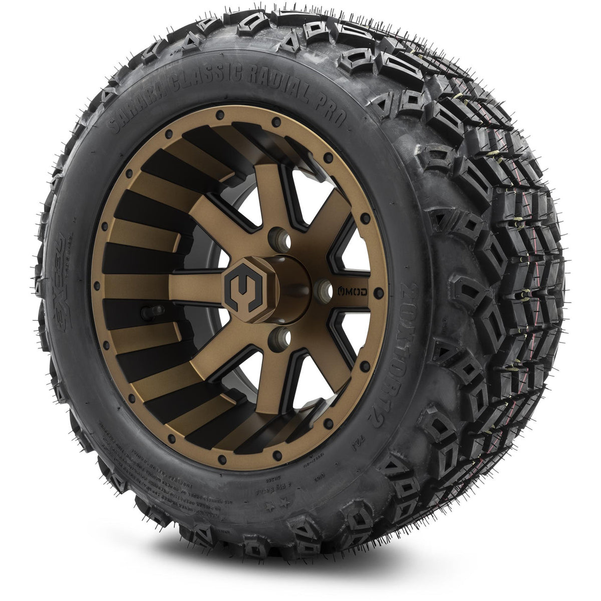 MODZ® 12" Assault Matte Bronze Wheels & Off-Road Tires Combo