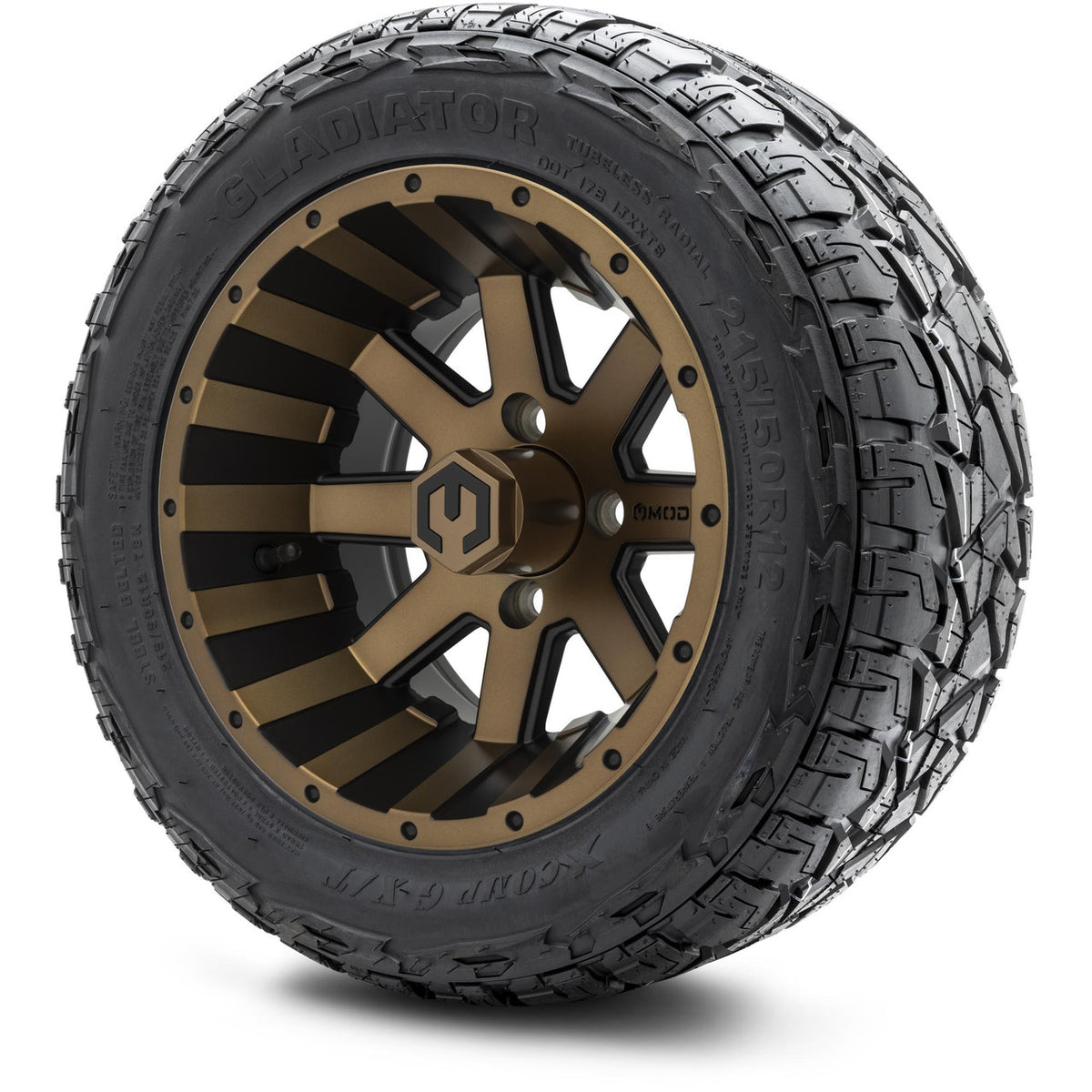 MODZ® 12" Assault Matte Bronze Wheels & Off-Road Tires Combo