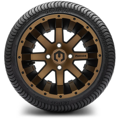 MODZ® 12" Assault Matte Bronze Wheels & Street Tires Combo