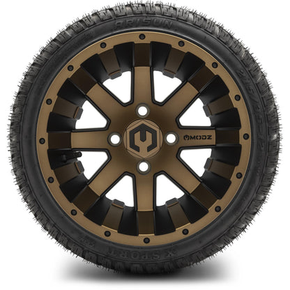 MODZ® 12" Assault Matte Bronze Wheels & Street Tires Combo