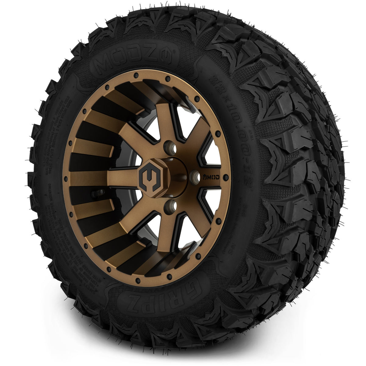 MODZ® 12" Assault Matte Bronze Wheels & Off-Road Tires Combo