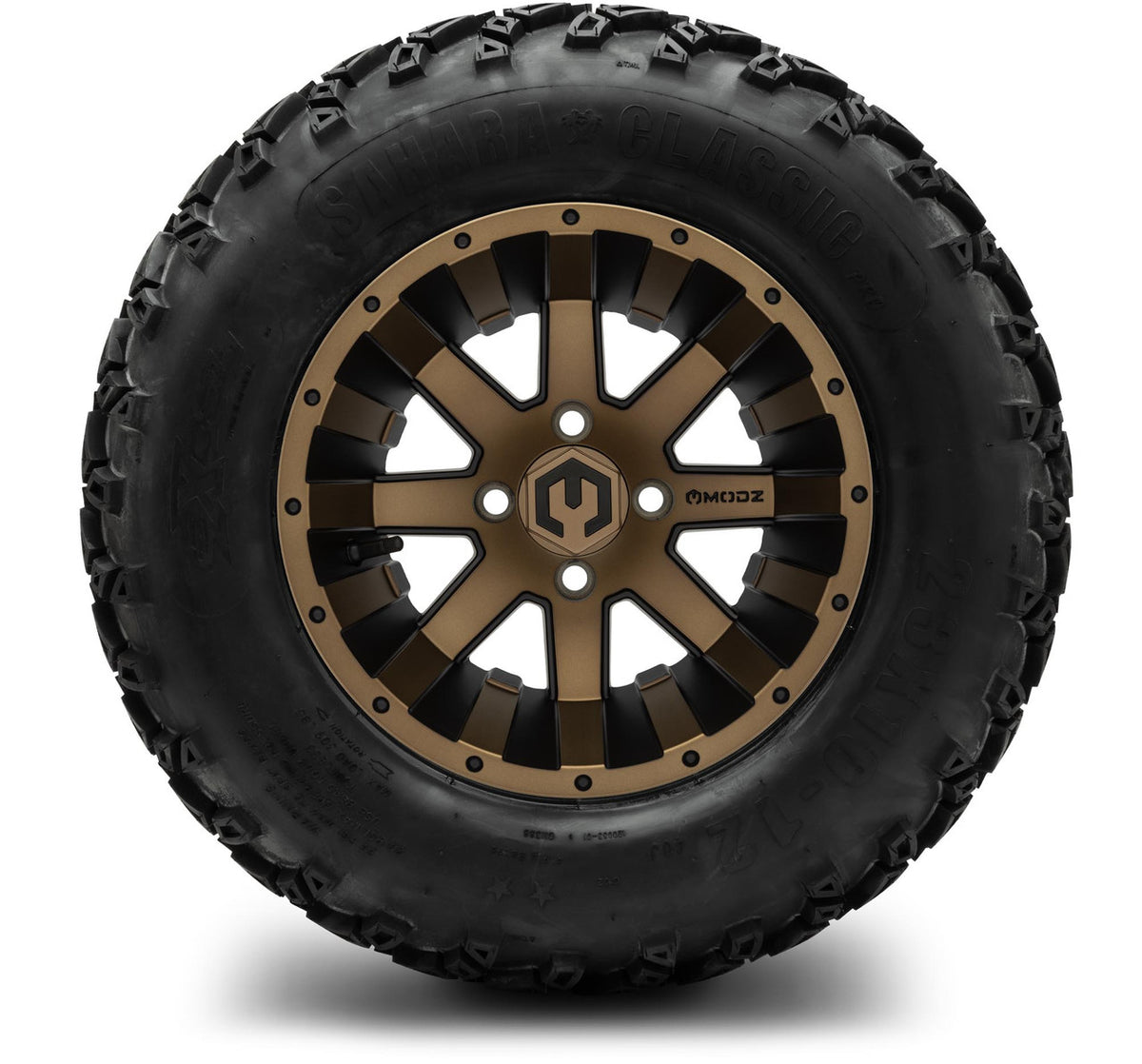 MODZ® 12" Assault Matte Bronze Wheels & Off-Road Tires Combo