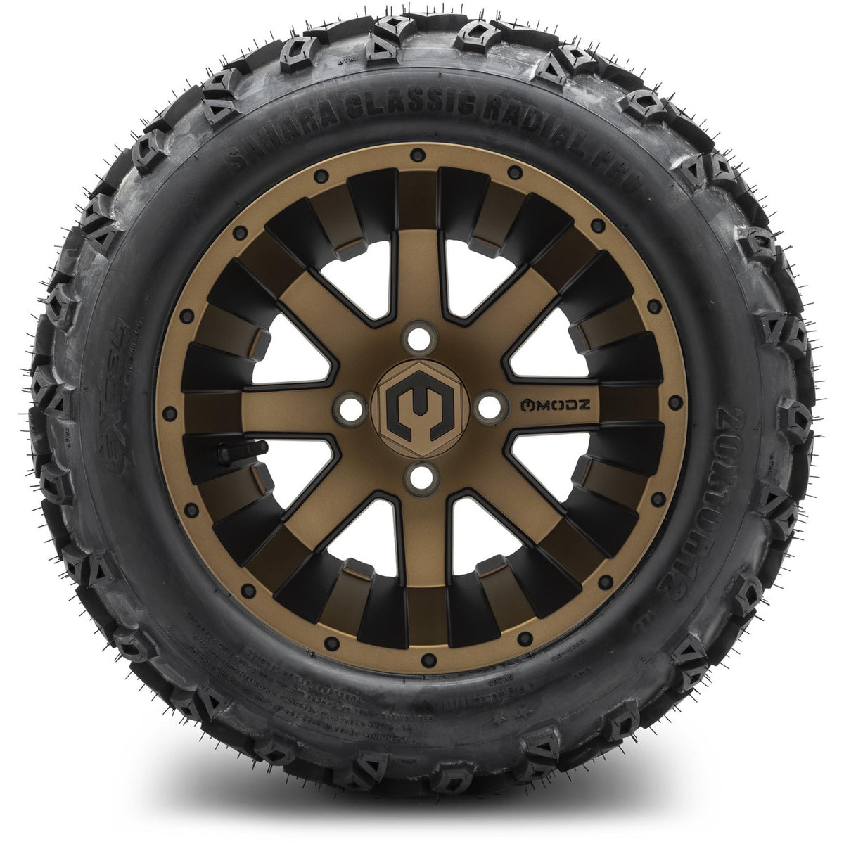 MODZ® 12" Assault Matte Bronze Wheels & Off-Road Tires Combo