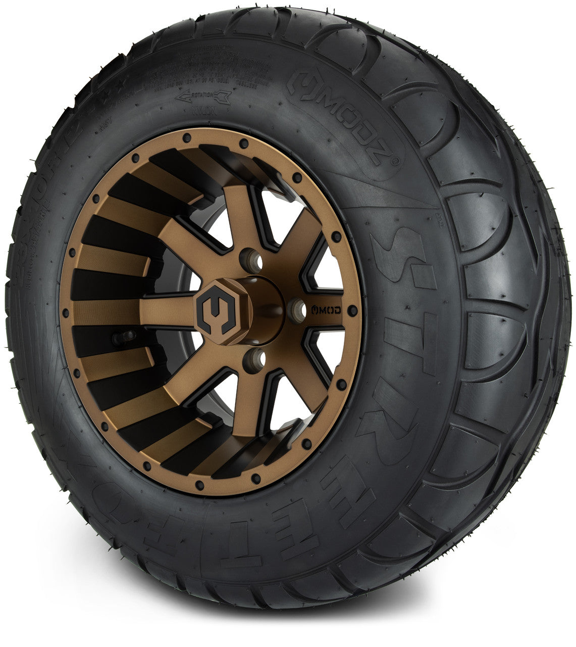 MODZ® 12" Assault Matte Bronze Wheels & Street Tires Combo