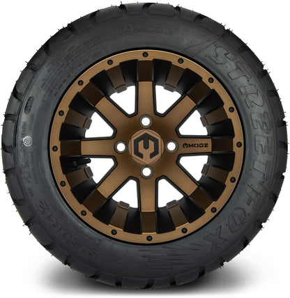 MODZ® 12" Assault Matte Bronze Wheels & Street Tires Combo