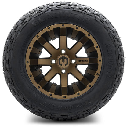 MODZ® 12" Assault Matte Bronze Wheels & Off-Road Tires Combo
