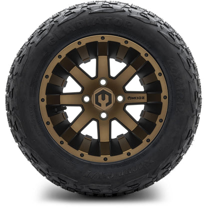 MODZ® 12" Assault Matte Bronze Wheels & Off-Road Tires Combo