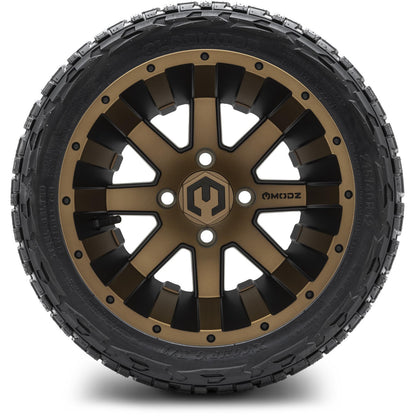 MODZ® 12" Assault Matte Bronze Wheels & Off-Road Tires Combo