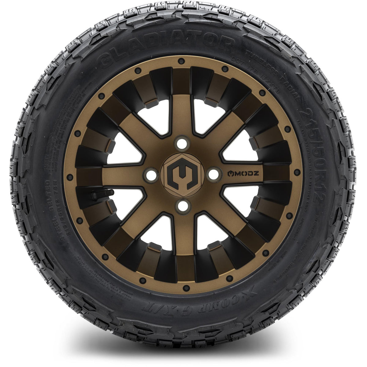 MODZ® 12" Assault Matte Bronze Wheels & Off-Road Tires Combo