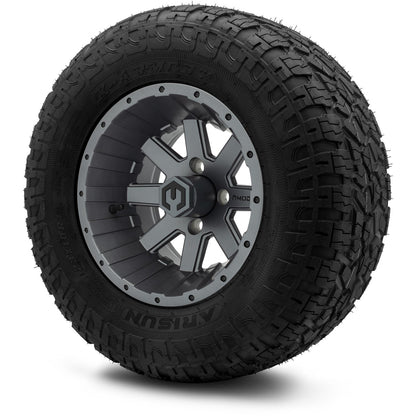 MODZ® 12" Assault Matte Gunmetal Wheels & Off-Road Tires Combo