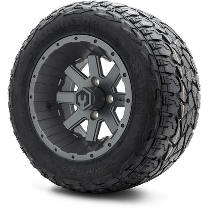 MODZ® 12" Assault Matte Gunmetal Wheels & Off-Road Tires Combo