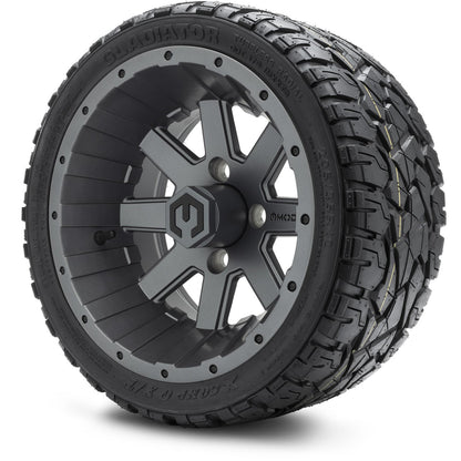 MODZ® 12" Assault Matte Gunmetal Wheels & Off-Road Tires Combo