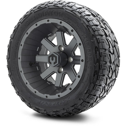 MODZ® 12" Assault Matte Gunmetal Wheels & Off-Road Tires Combo