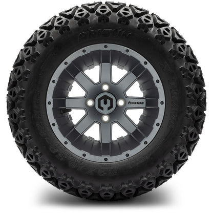 MODZ® 12" Assault Matte Gunmetal Wheels & Off-Road Tires Combo