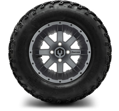 MODZ® 12" Assault Matte Gunmetal Wheels & Off-Road Tires Combo