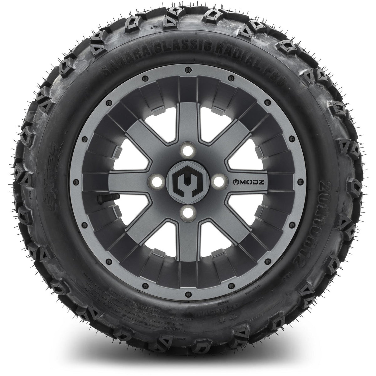 MODZ® 12" Assault Matte Gunmetal Wheels & Off-Road Tires Combo