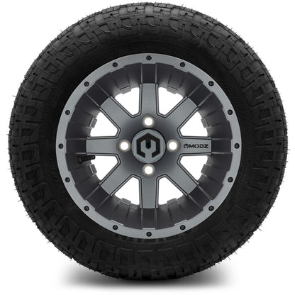 MODZ® 12" Assault Matte Gunmetal Wheels & Off-Road Tires Combo