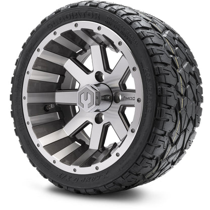 MODZ® 12" Assault Machined Gunmetal Wheels & Off-Road Tires Combo