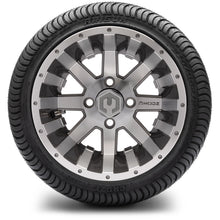 MODZ® 12" Assault Machined Gunmetal Wheels & Street Tires Combo