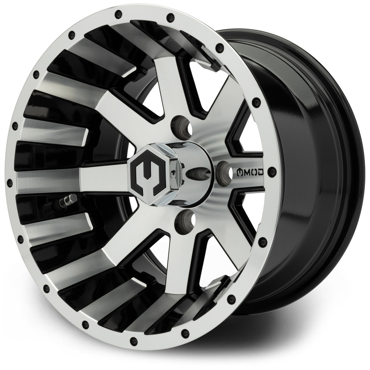 MODZ® Assault Machine & Black 12" Golf Cart Wheel