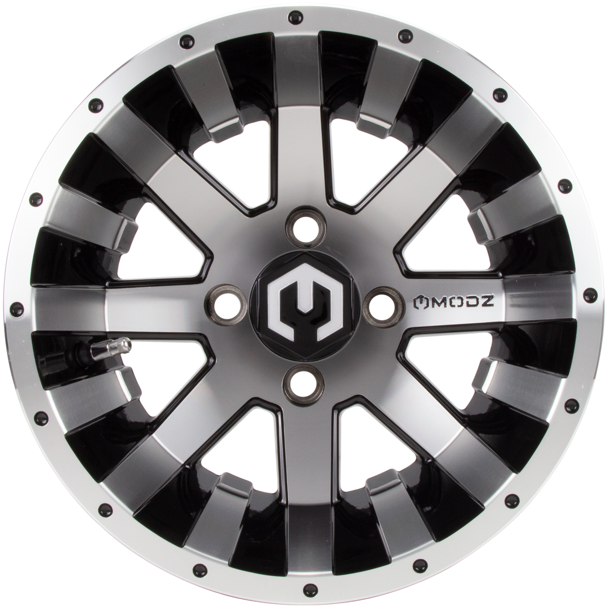 MODZ® Assault Machine & Black 14" Golf Cart Wheel