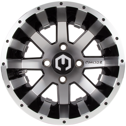 MODZ® Assault Machine & Black 14" Golf Cart Wheel
