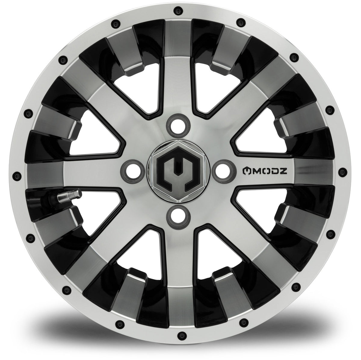 MODZ® Assault Machine & Black 12" Golf Cart Wheel