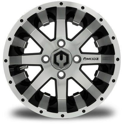 MODZ® Assault Machine & Black 12" Golf Cart Wheel