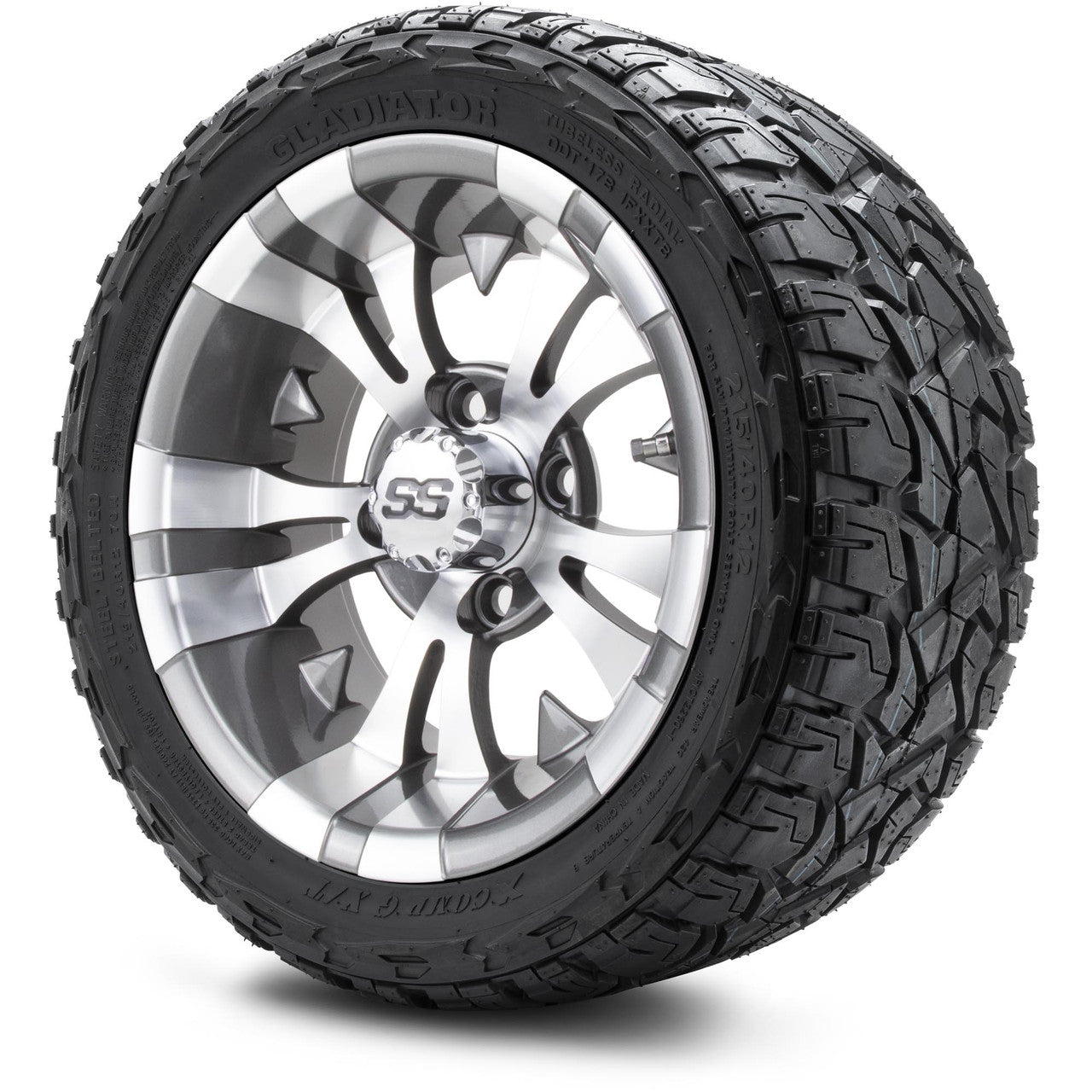 MODZ® 12" Vampire Gunmetal Wheels & Off-Road Tires Combo
