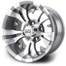MODZ® Vampire Gunmetal 12" Golf Cart Wheel