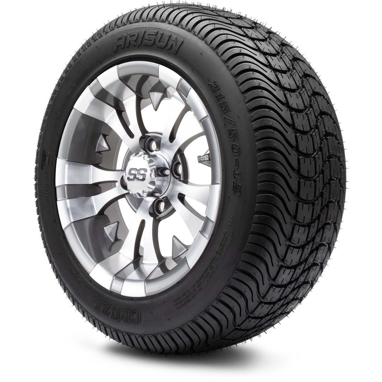MODZ® 12" Vampire Gunmetal Wheels & Street Tires Combo