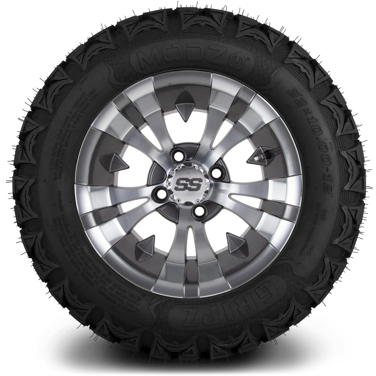 MODZ® 12" Vampire Gunmetal Wheels & Off-Road Tires Combo