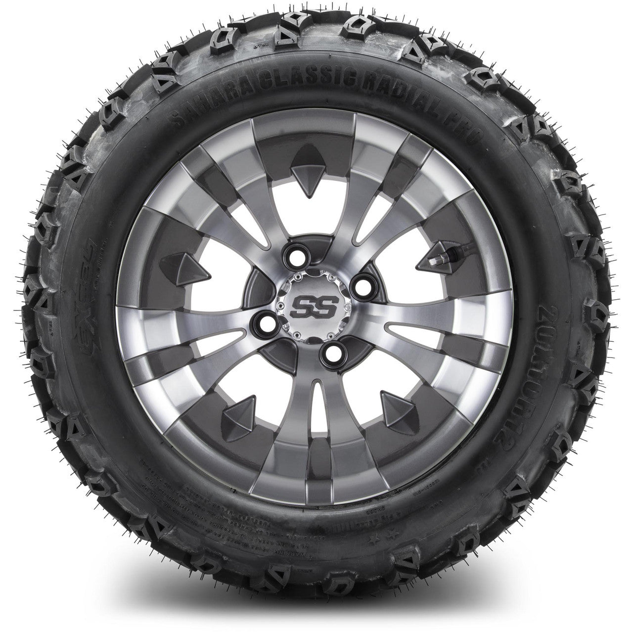 MODZ® 12" Vampire Gunmetal Wheels & Off-Road Tires Combo
