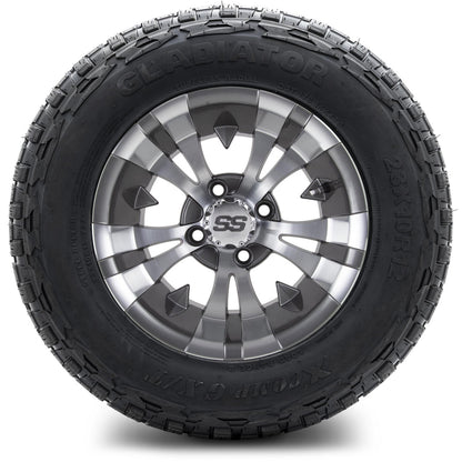 MODZ® 12" Vampire Gunmetal Wheels & Off-Road Tires Combo