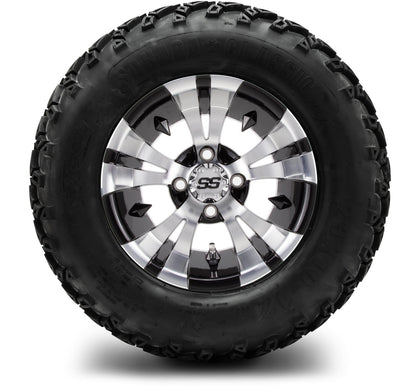 MODZ® 12" Vampire Machined Black Wheels & Off-Road Tires Combo