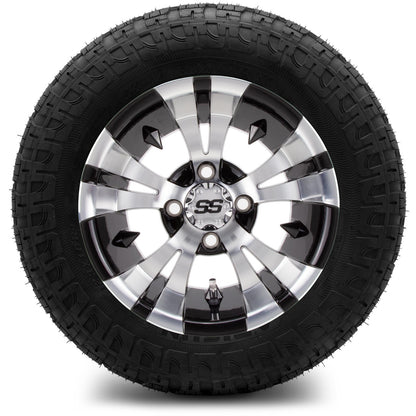 MODZ® 12" Vampire Machined Black Wheels & Off-Road Tires Combo
