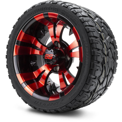 MODZ® 12" Vampire Red and Black Wheels & Off-Road Tires Combo