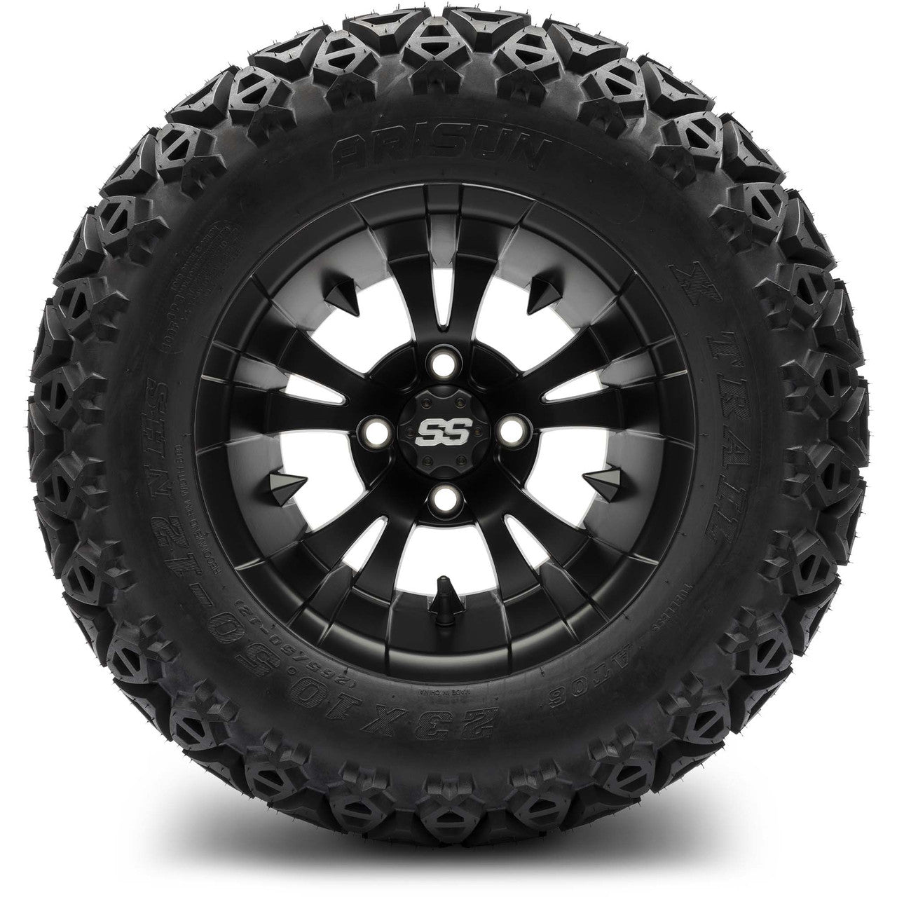 MODZ® 12" Vampire Matte Black Wheels & Off-Road Tires Combo
